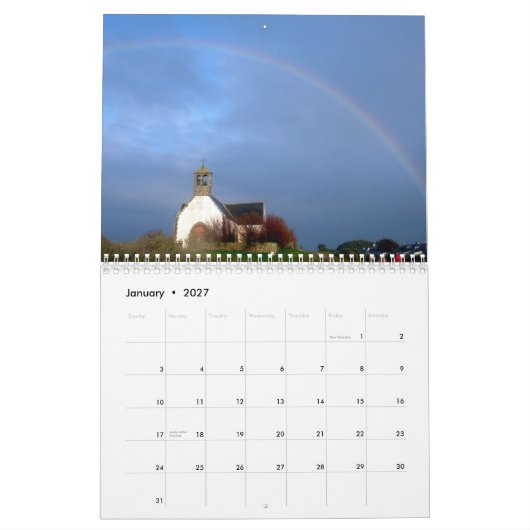 Regenbogen-Kalender Kalender (Jan 2027)