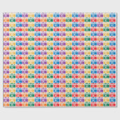 Regenbogen-Kameras Geschenkpapier (Flach)