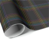 Regenbogen-Kariert Geschenkpapier (Rolleneckpunkt)