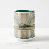 Regenbogen-Kariert Tasse (Zentrum)