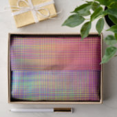Regenbogen-kariertes Seidenpapier (Geschenk)