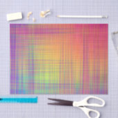Regenbogen-kariertes Seidenpapier (Handwerk)