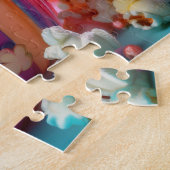 Regenbogen-Karneval-Popcorn Puzzle (Seite)