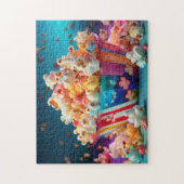 Regenbogen-Karneval-Popcorn Puzzle (Vertikal)