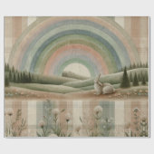 Regenbogen-Karomuster Geschenkpapier (Flach)