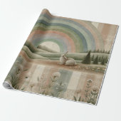 Regenbogen-Karomuster Geschenkpapier (Ungerollt)