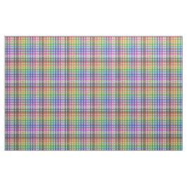 Regenbogen-Karostoff - gekämmter Baumwollstoff Stoff