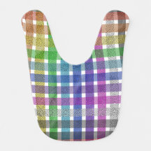 Regenbogen-Karotuch - Baby-Bib