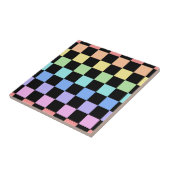 Regenbogen-Karuomuster Fliese (Seite)