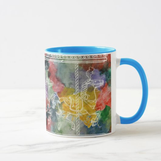 Regenbogen-Karussell Tasse (Rechts)