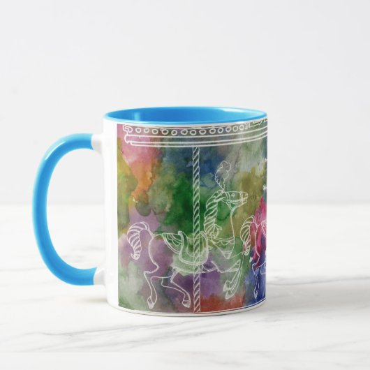 Regenbogen-Karussell Tasse (Links)