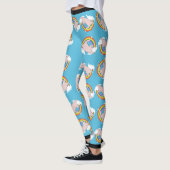 Regenbogen-Katze Leggings (Links)