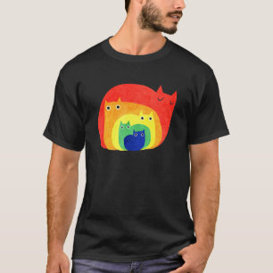 Regenbogen Katze    LoverRegenbogen Katzen 1 T-Shirt