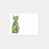Regenbogen-Katzen-Anmerkungen Post-it Klebezettel (Vorderseite)