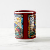 Regenbogen-Katzen-Dekorative Tasse (Zentrum)