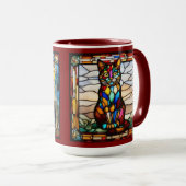 Regenbogen-Katzen-Dekorative Tasse (VorderseiteRechts)
