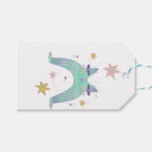 Regenbogen-Katzen-Kunst Geschenkanhänger (Vorderseite (Horizontal))