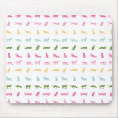 Regenbogen-Katzen-Muster Mousepad (Vorne)