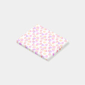 Regenbogen Katzen und Hunde Post-it Klebezettel (angewinkelt)