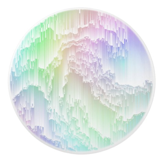 Regenbogen Keramikknauf (Vorderseite)