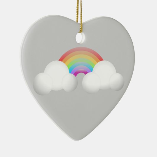 Regenbogen Keramikornament (Rechts)