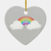 Regenbogen Keramikornament (Vorne)