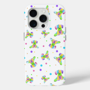 Regenbogen Kinder Hund Welpe Punkte hell lustige F Case-Mate iPhone Hülle