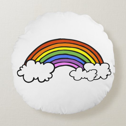 Regenbogen Kissen (Vorderseite)