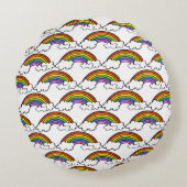 Regenbogen Kissen (Rückseite)