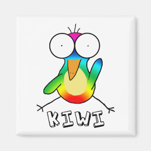 Regenbogen-Kiwi-Magnet Magnet