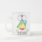 Regenbogen-Kiwi-mattierte Tasse (Links)