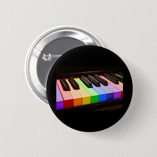 Regenbogen-Klavier Button (Vorne & Hinten)