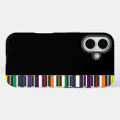 Regenbogen-Klaviertasten Case-Mate iPhone Hülle (Rückseite (Horizontal))