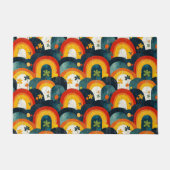 Regenbogen & Klee Fußmatte (Vorderseite)