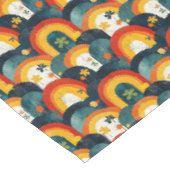 Regenbögen & Klee Tischdecke (Schrägansicht)