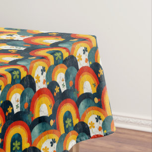 Regenbögen & Klee Tischdecke