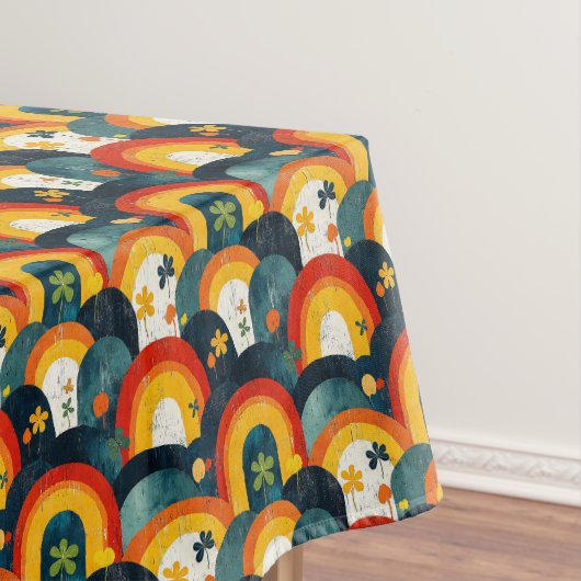 Regenbögen & Klee Tischdecke (Beispiel)