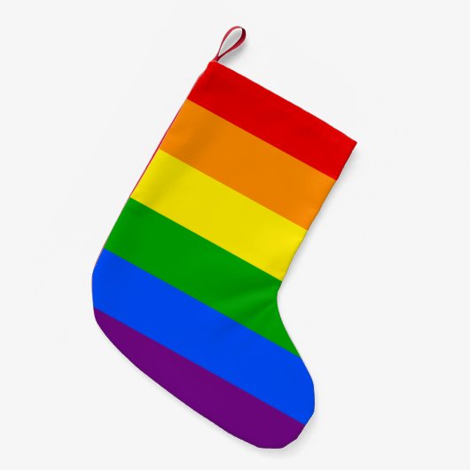 REGENBOGEN KLEINER WEIHNACHTSSTRUMPF (Vorderansicht (hängend))