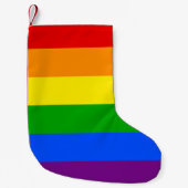 REGENBOGEN KLEINER WEIHNACHTSSTRUMPF (Vorderseite)