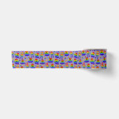 🦇🌈 Regenbogen-Knochen & Sterne Satinband (Vorderseite)