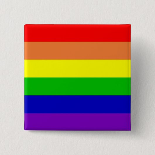 Regenbogen-Knopf Button (Vorderseite)
