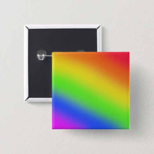 Regenbogen-Knopf Button (Vorne & Hinten)