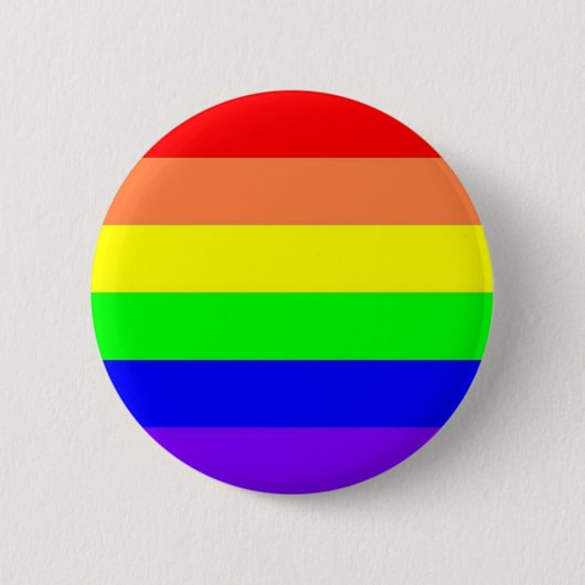 Regenbogen-Knopf Button (Vorderseite)