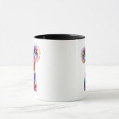 Regenbogen-Koala-Fantasy-Kunst Tasse (Zentrum)