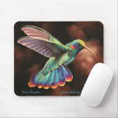 Regenbogen-Kolibri Mousepad (Mit Mouse)