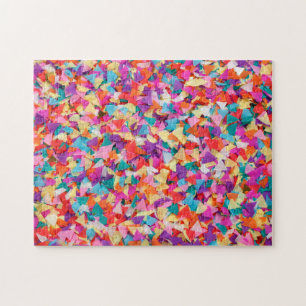 Regenbogen Konfetti Puzzle