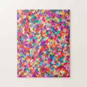 Regenbogen Konfetti Puzzle (Vertikal)