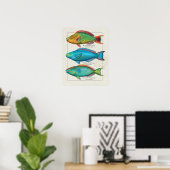 Regenbogen, Königin und Stoplight Poster (Heimbüro)