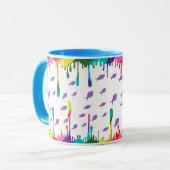 Regenbogen-Korallenriff Tasse (Vorderseite Links)