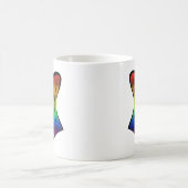 Regenbogen-Korsett-Fantasy-Tasse Kaffeetasse (Mittel)